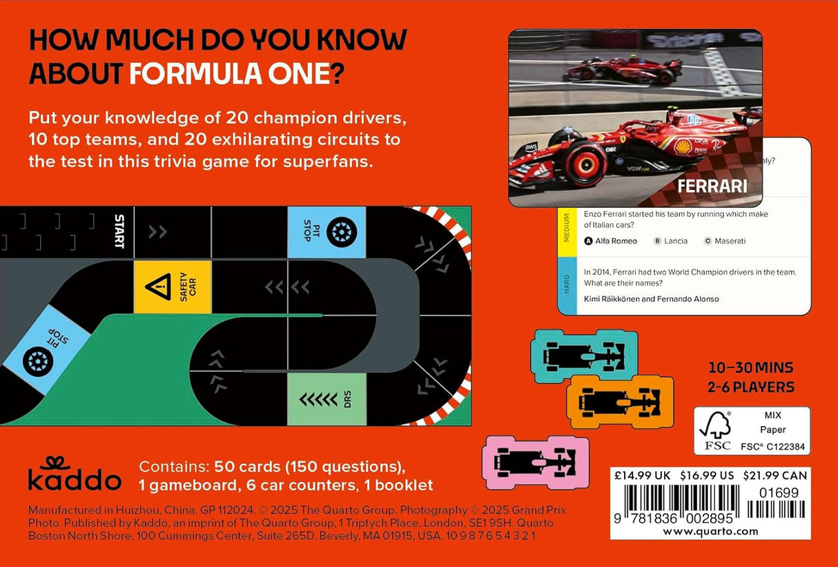 Grand Prix Trivia Game