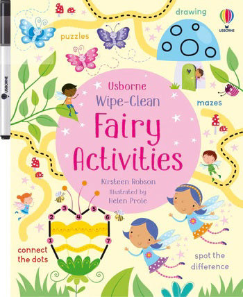 Wipe-Clean Fairy Activities Book