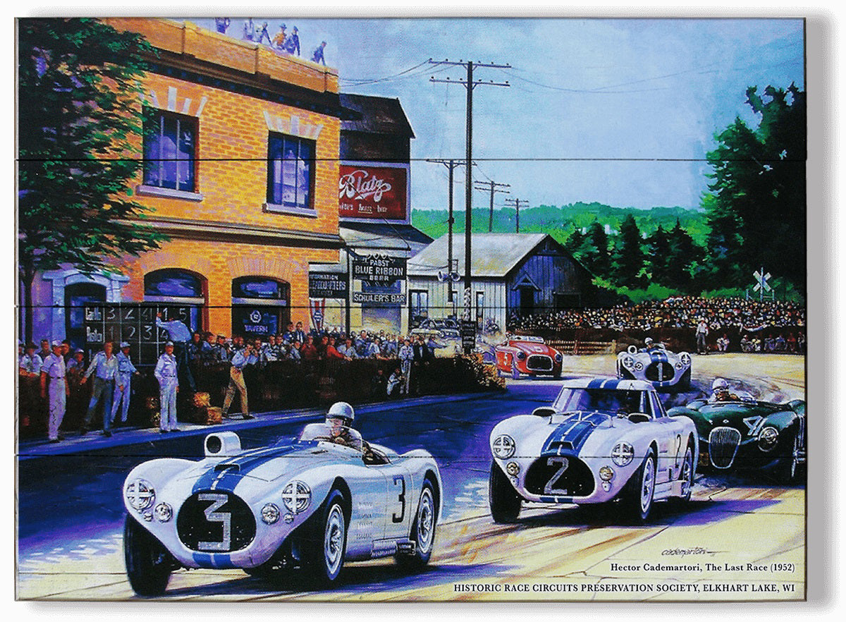 The Last Race, 1952 Sign- Wood