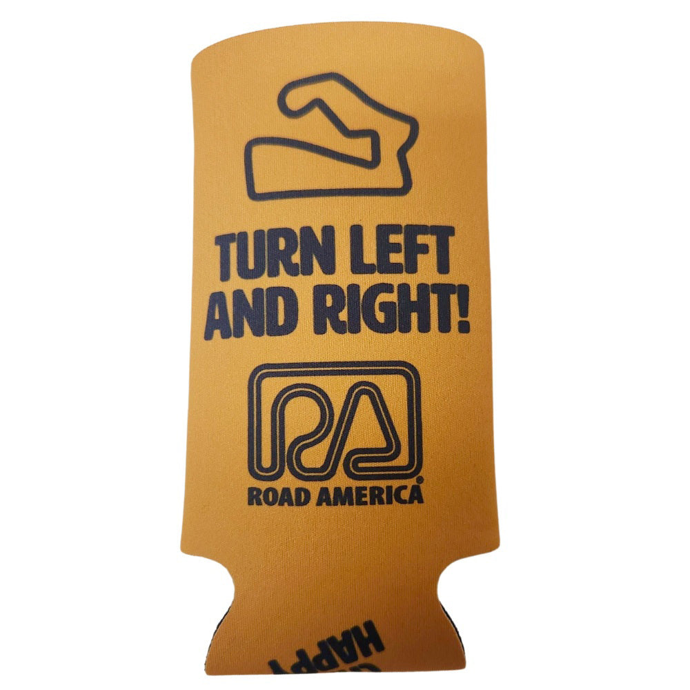 Turn Left & Right Slim Koozie