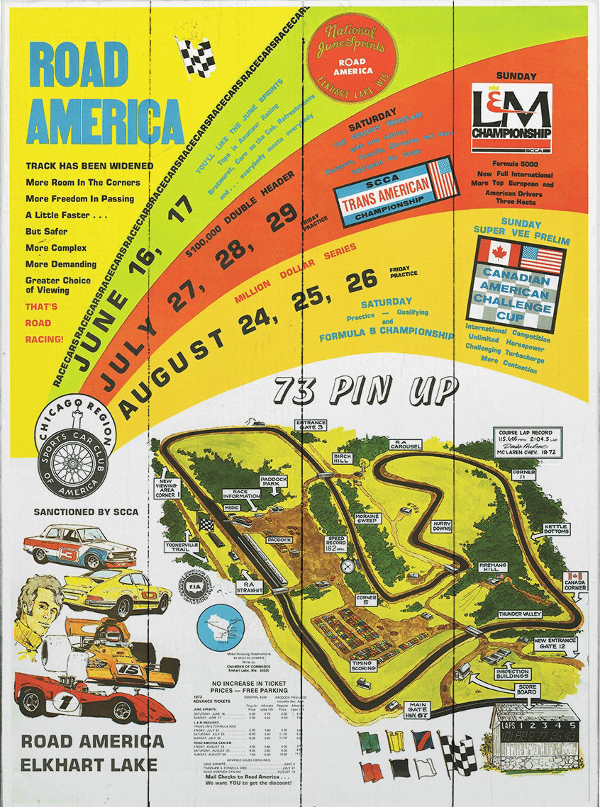 1973 Pin Up Sign-Wood