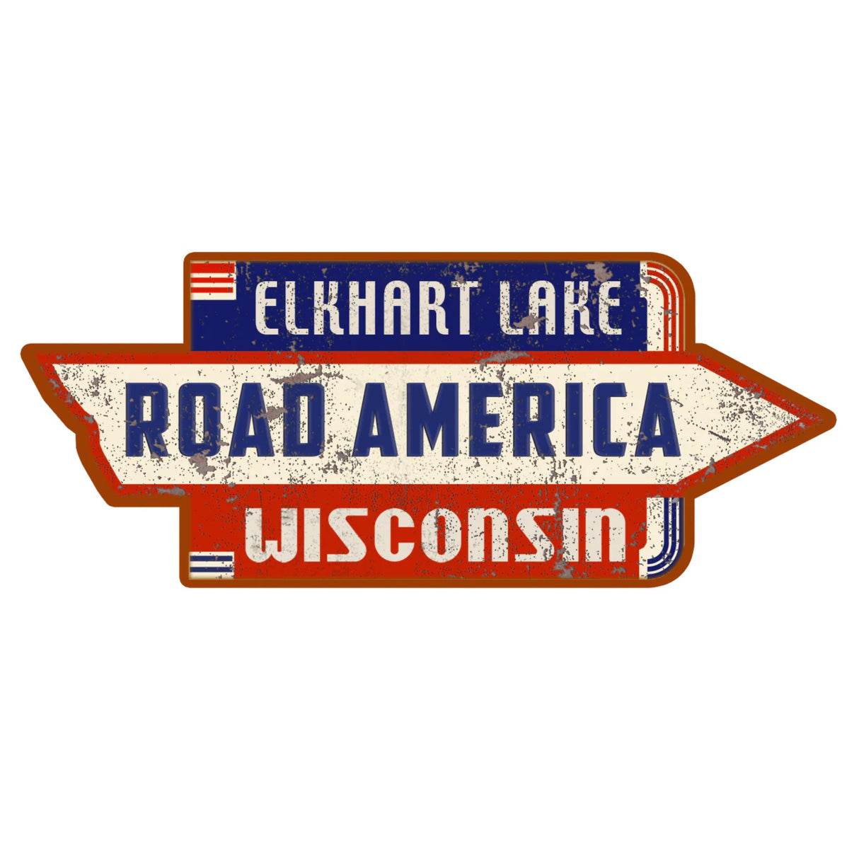 ELRA WI Arrow Sign - Metal