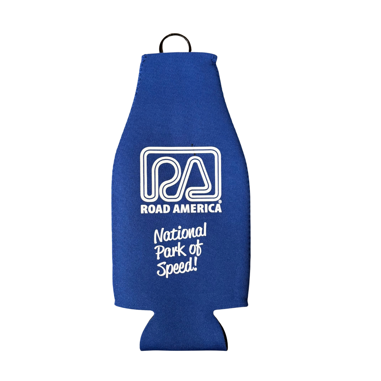 Blue Zipper Bottle Koozie