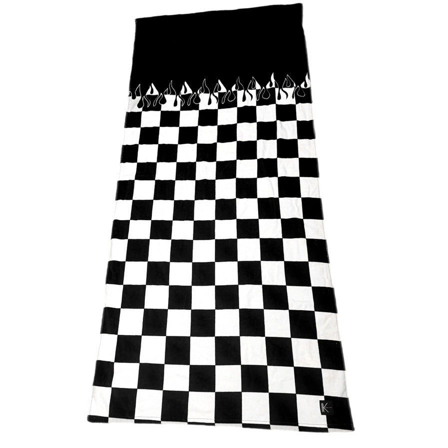 Checker Flame Towel