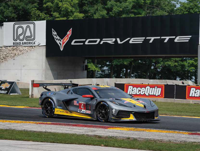 2021 IMSA Corvette 4 Canvas