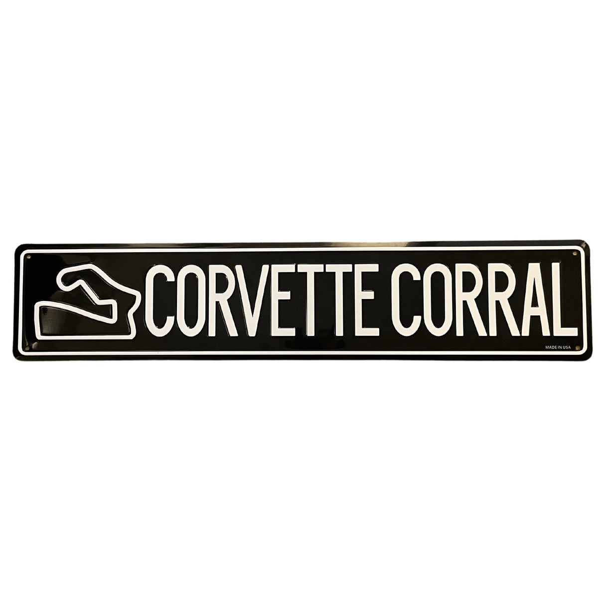 Corvette Corral Street Sign