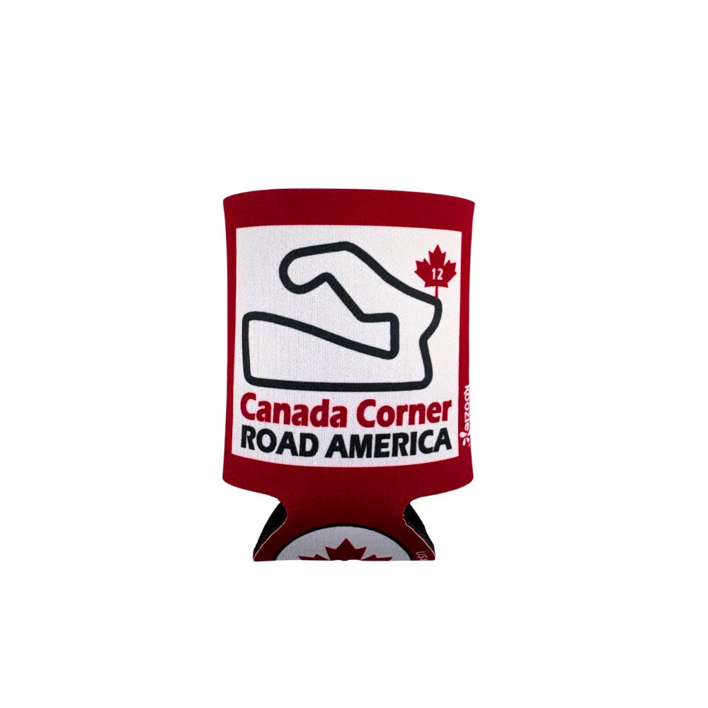 Turn 12 Koozie Canada Corner