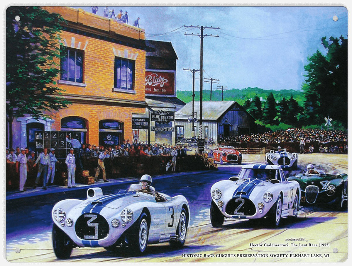 The Last Race, 1952 Sign- Metal