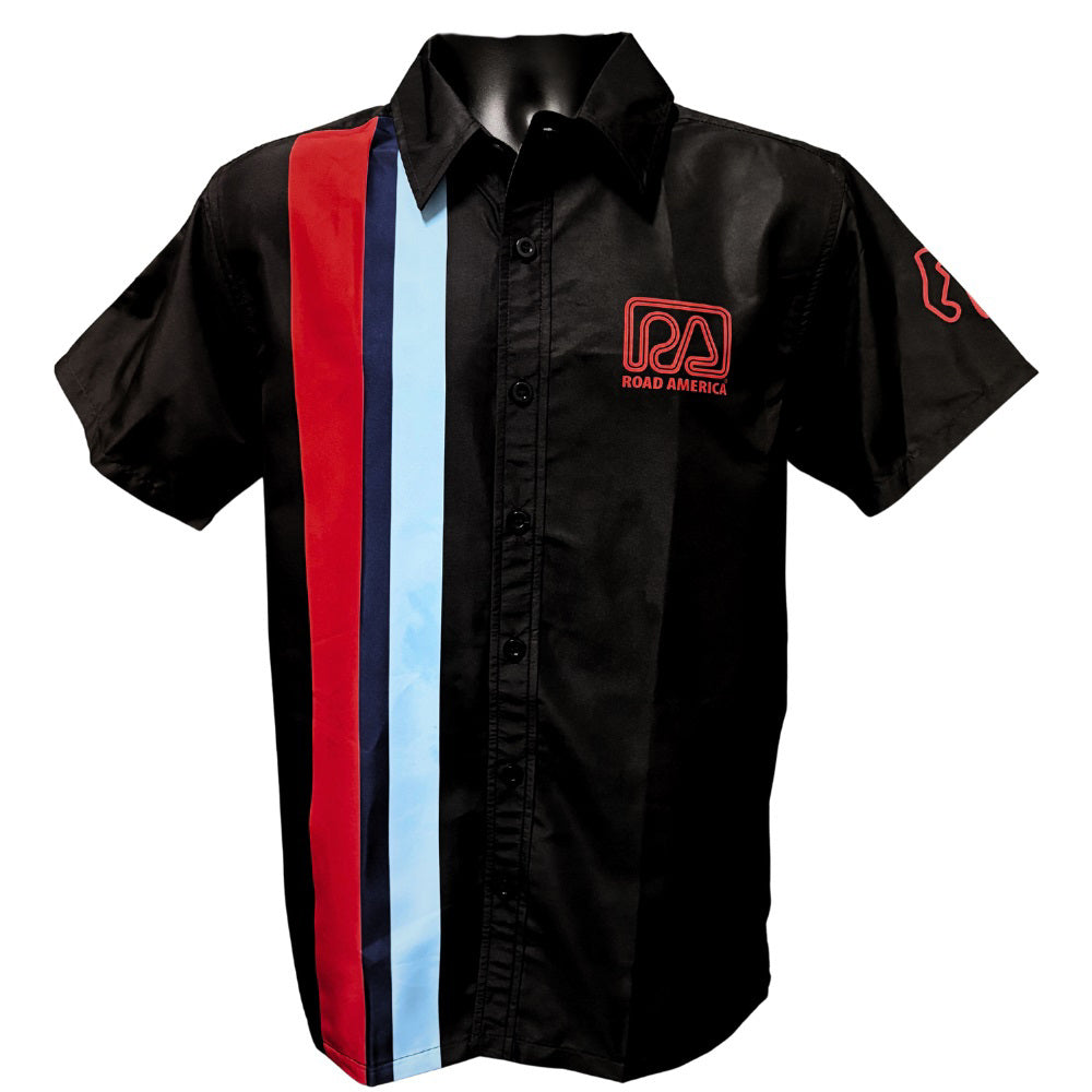 RA Navy/Red Button Up Shirt