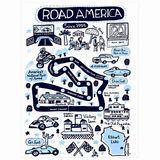 RA Blue Postcard