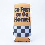 Go Fast Slim Koozie - Yellow
