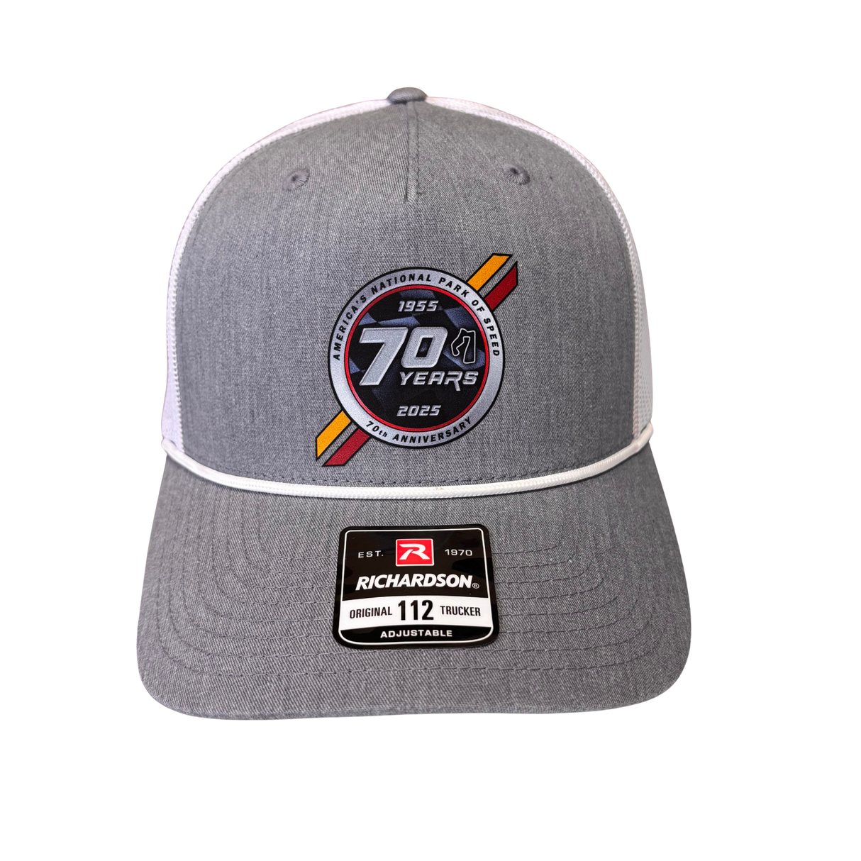70th Grey/White Rope Hat
