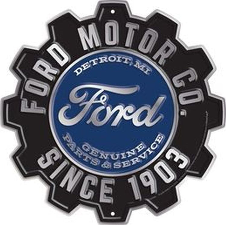 Ford Gear Sign 24"