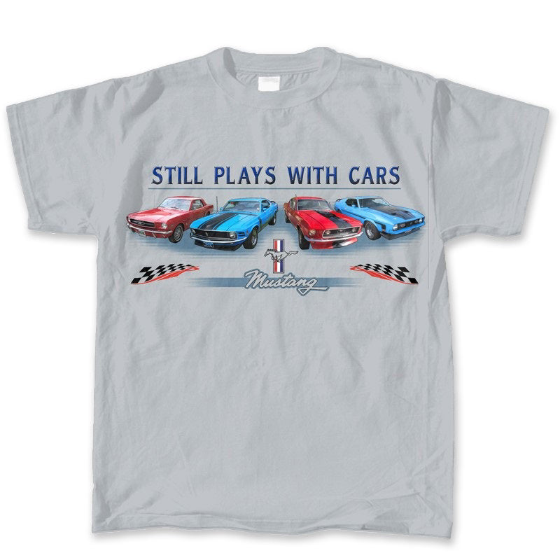 Mustang Still Plays with Cars Tee