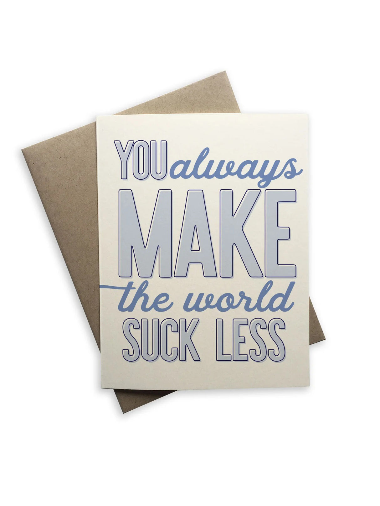 World Suck Less Notecard