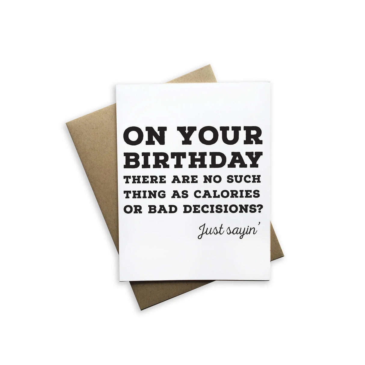 On your Birthday Notecard