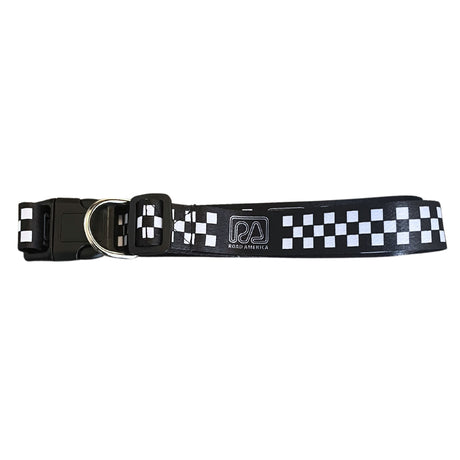 Checkered Satin Pet Collar