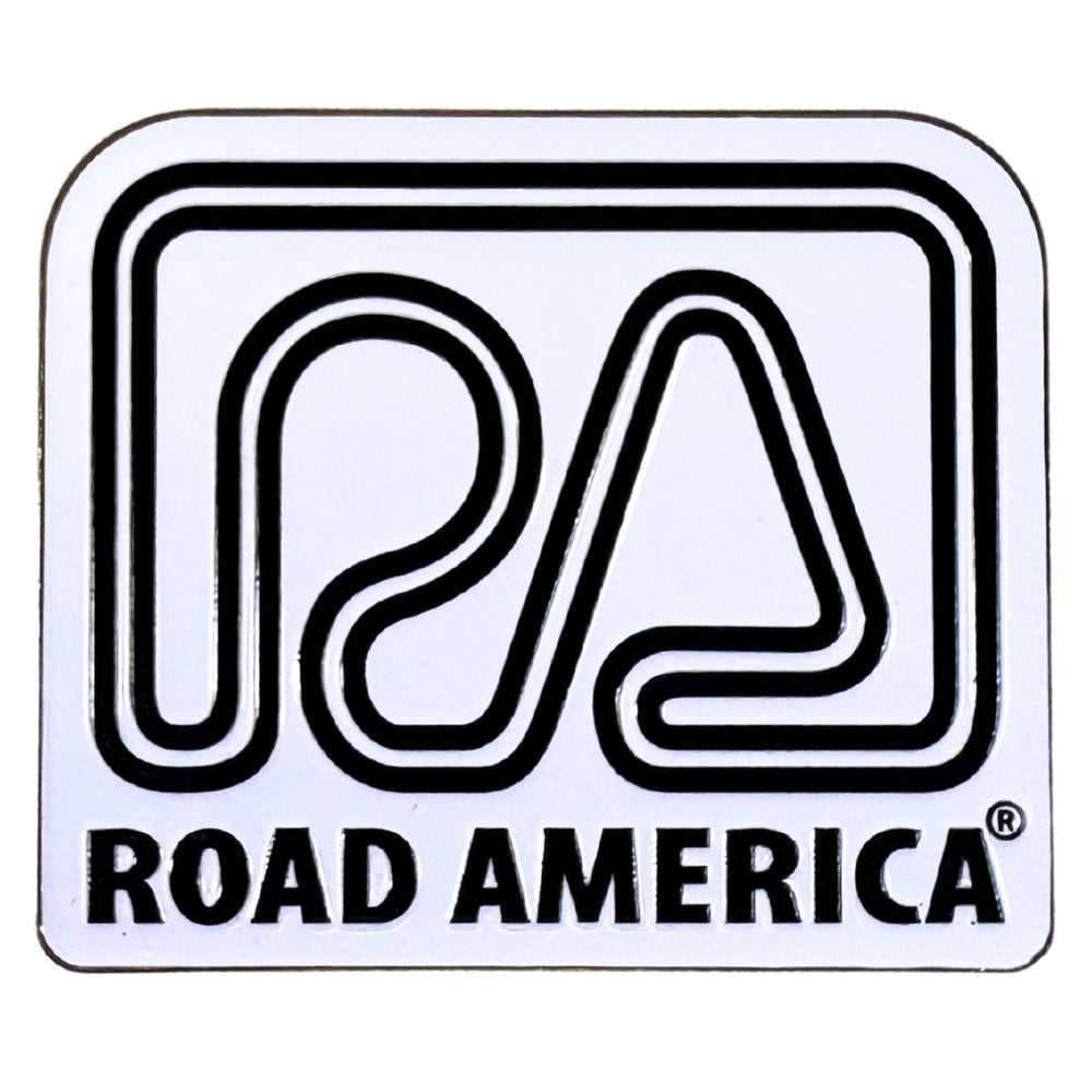 RA Logo Magnet Black on White