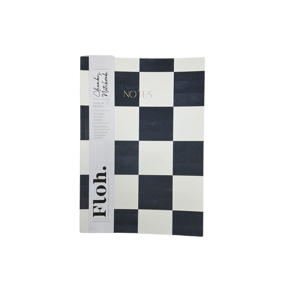 Checkered Chunky Notebook