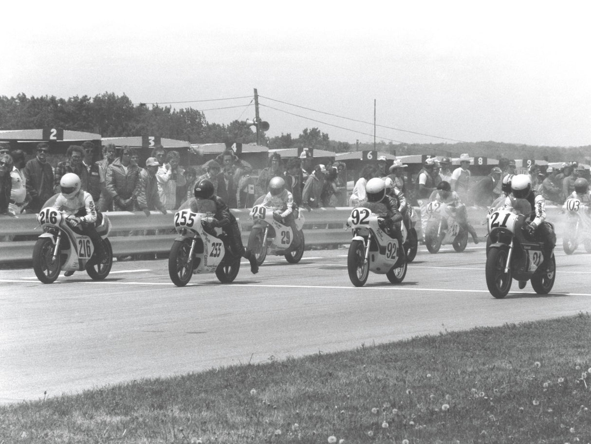 1980 AMA Start Canvas