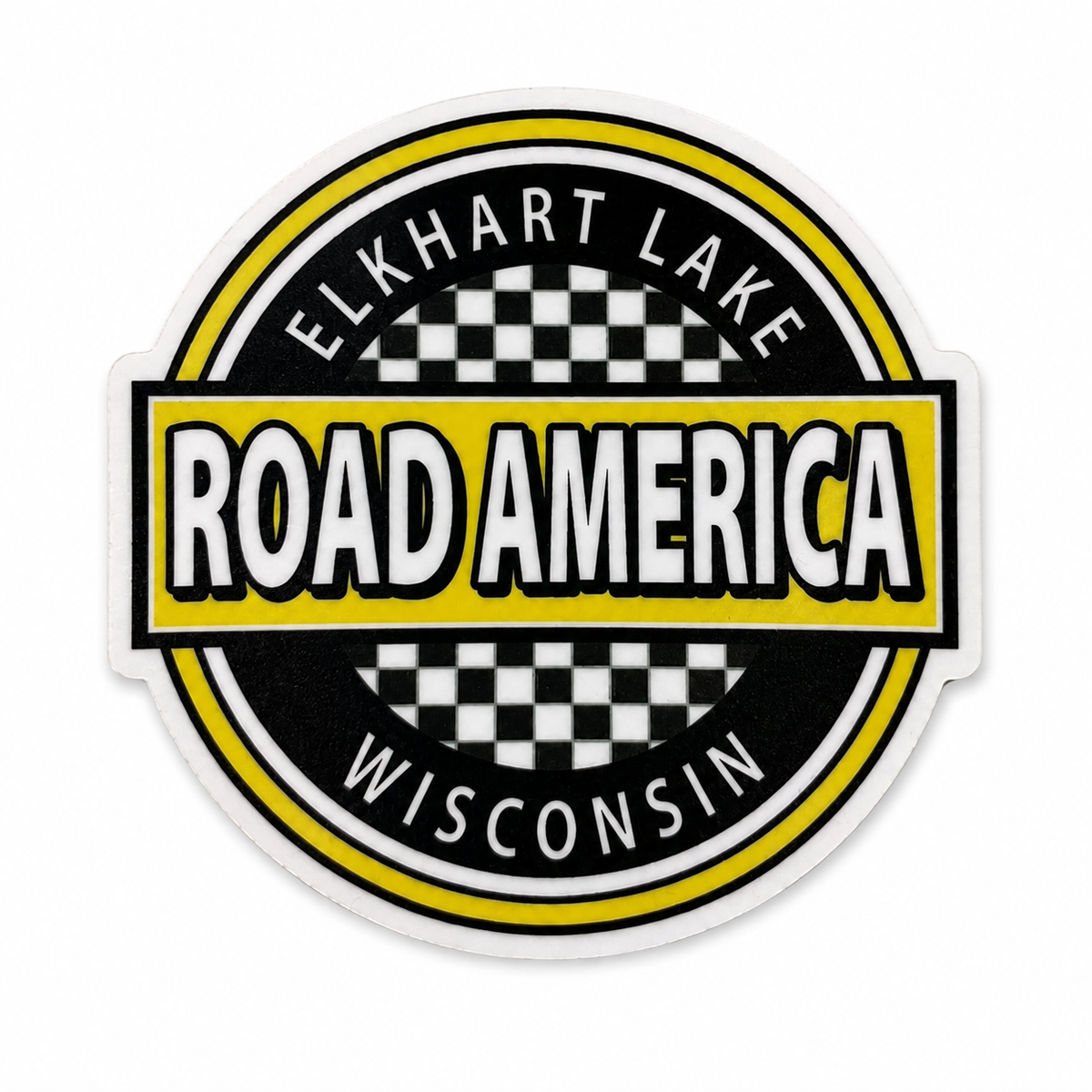Checkered RA Sticker