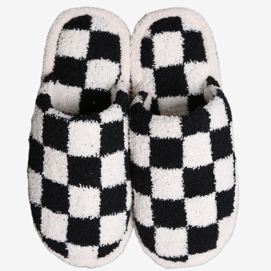 Checkered Slippers