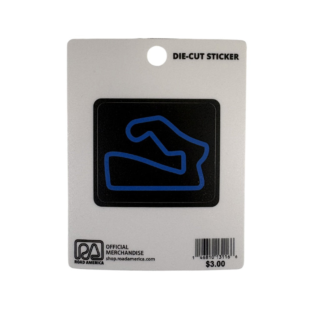 Track Outline 2.25in. Sticker