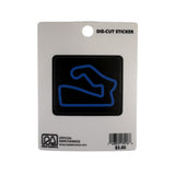 Track Outline 2.25in. Sticker