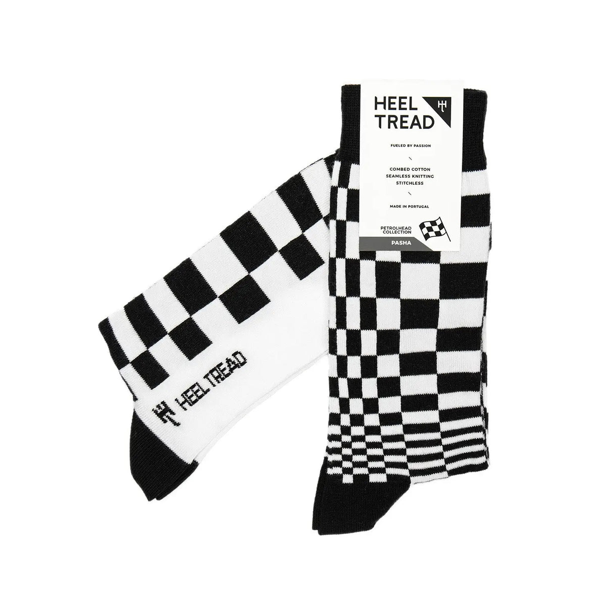Pasha Black & White Socks