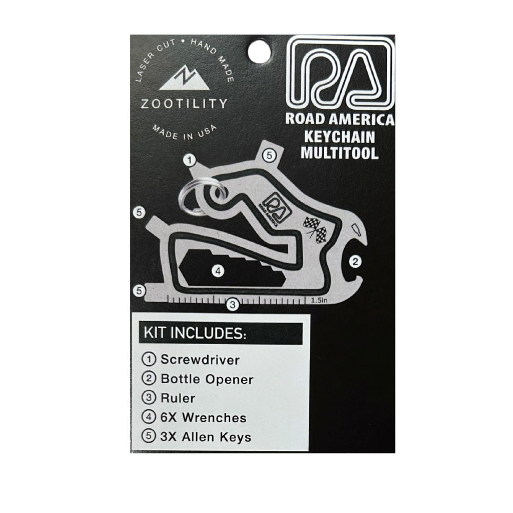 Road America Multi-Tool Keychain