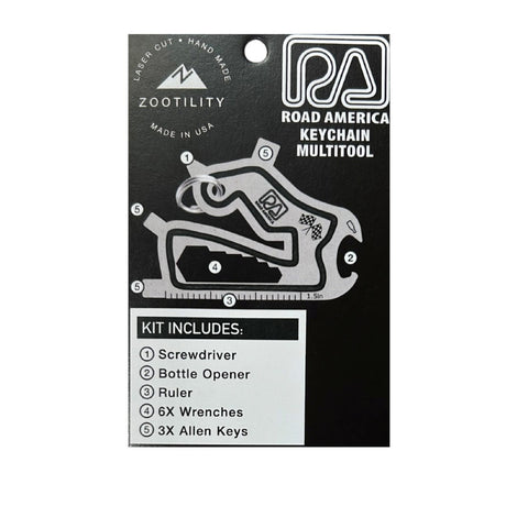 Road America Multi-Tool Keychain