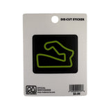 Track Outline 2.25in. Sticker