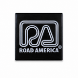 RA White Logo Pin