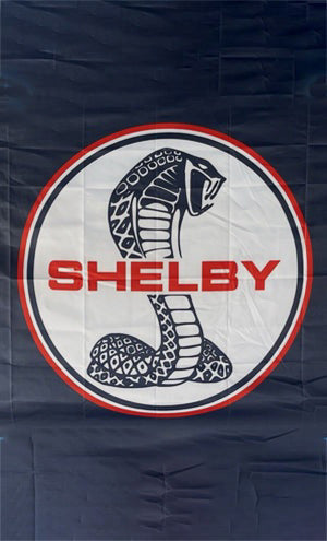 Ford Shelby Cobra Flag - Vertical