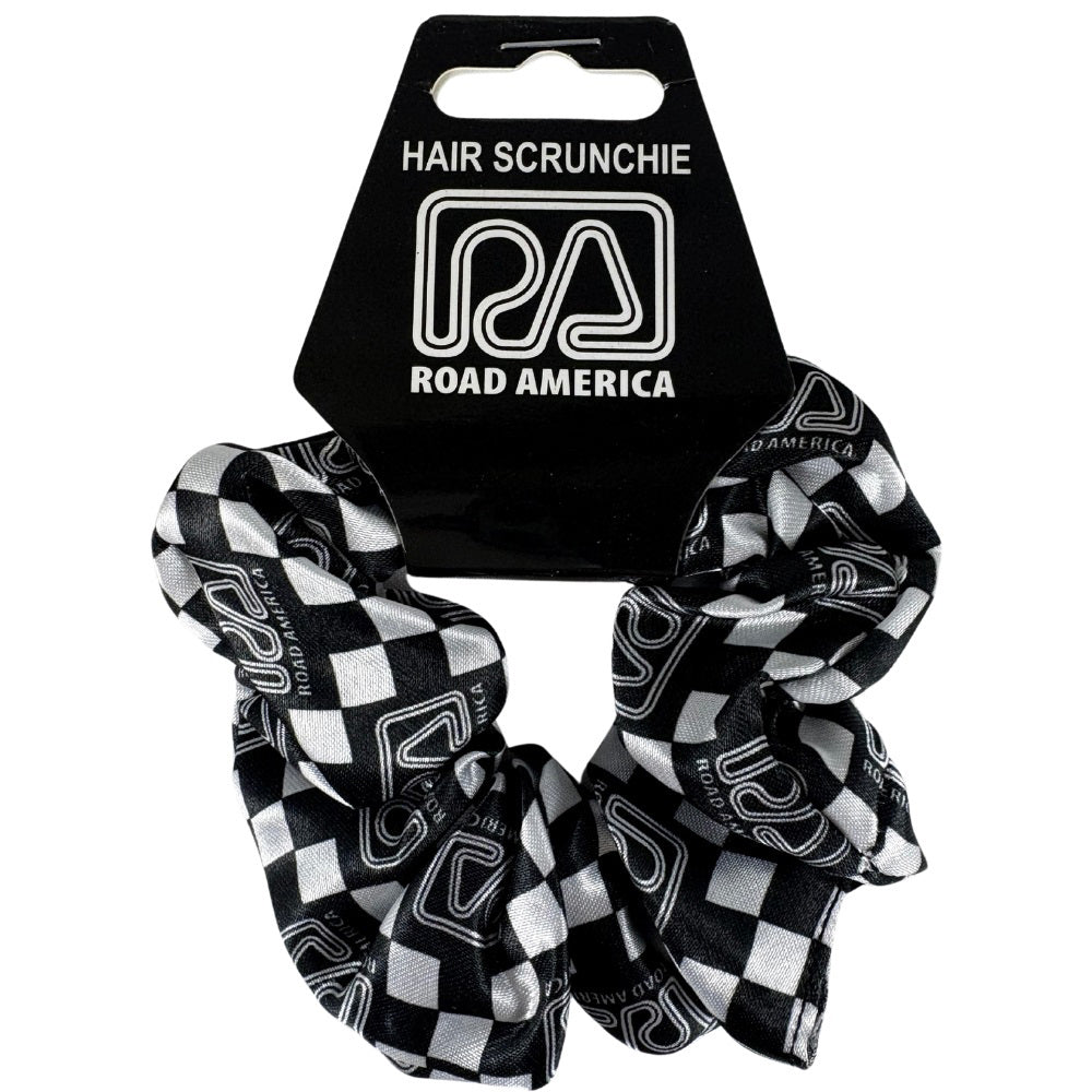 RA Checkered Scrunchie