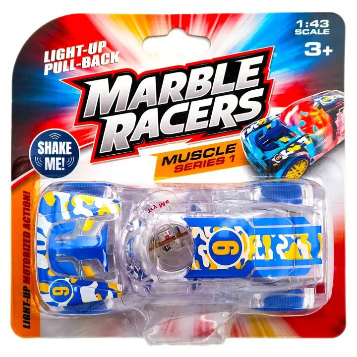 Marble Racer Muscle Pullback Black/Red