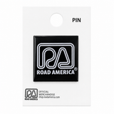 RA White Logo Pin