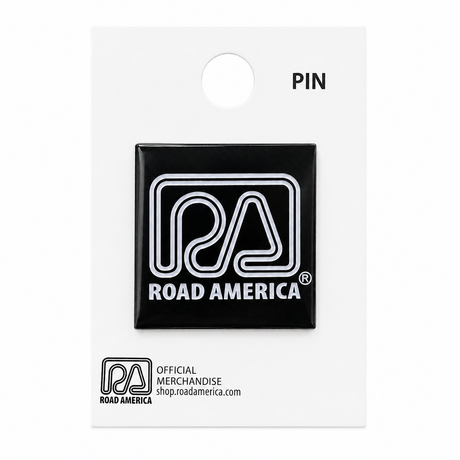 RA White Logo Pin