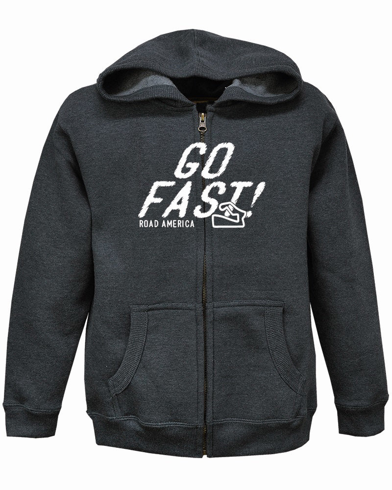 Youth Go Fast Full Zip Hoody