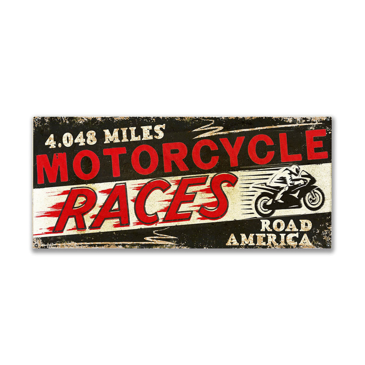 Thrills and Spills Motorcycle Sign
