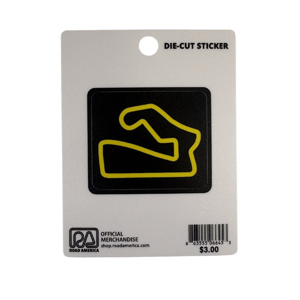 Track Outline 2.25in. Sticker