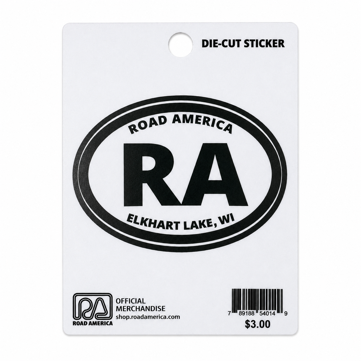 RA Euro Sticker