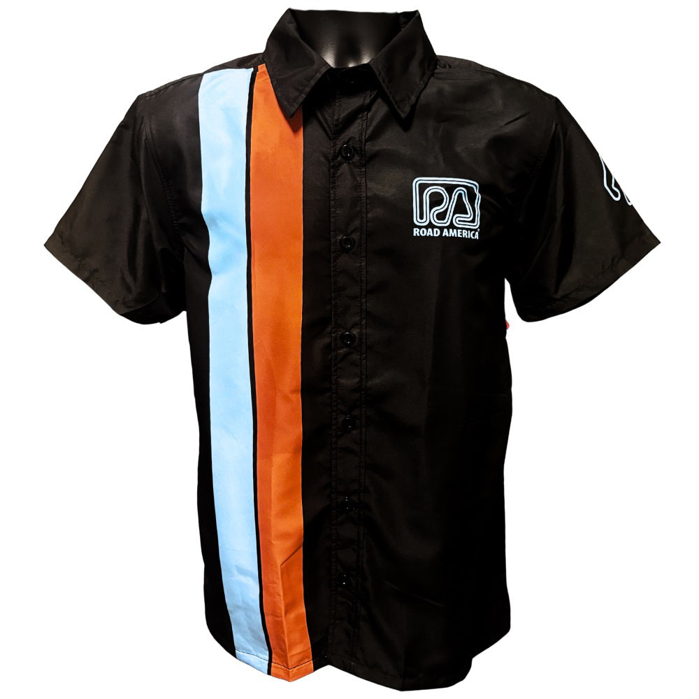 RA Orange/Blue Button Up Shirt