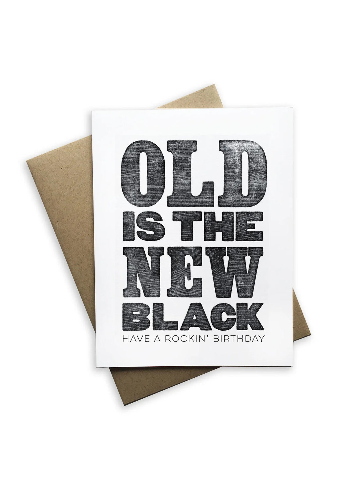 Old is New Black Notecard