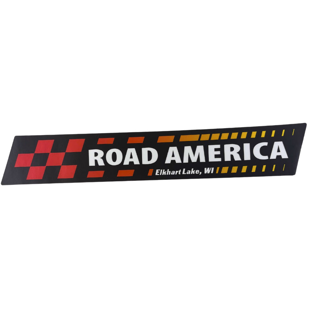 RA Checkered Bumper Sticker