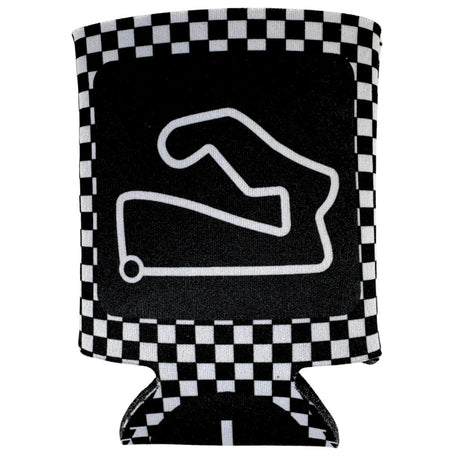 Turn 1 Checkered Koozie