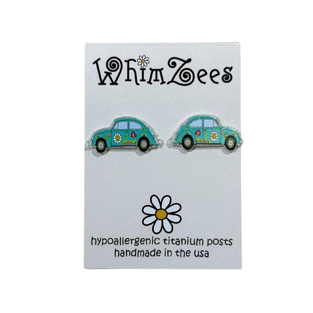 Beetle Turquoise Earrings