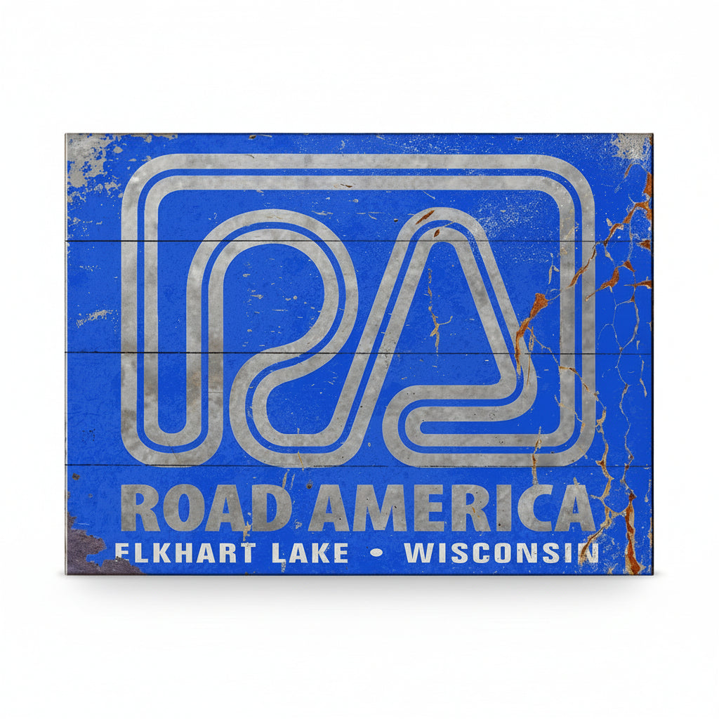 RA Logo Sign Wood