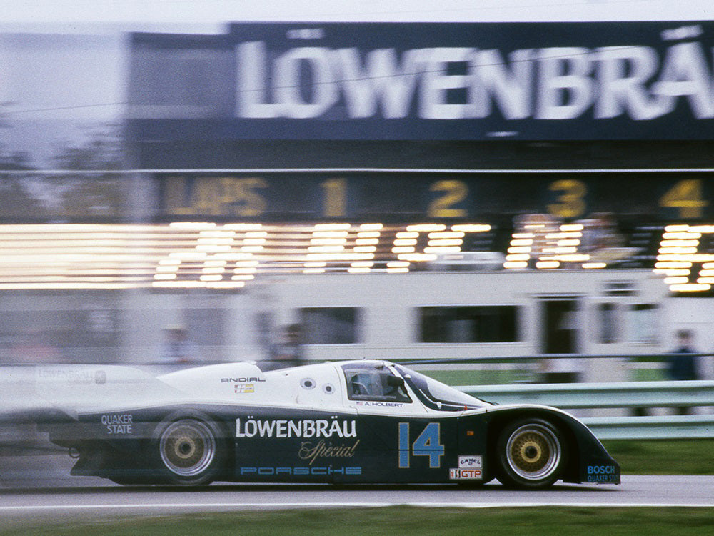 1985 IMSA Lowenbrau Porsche, RA Barn Canvas