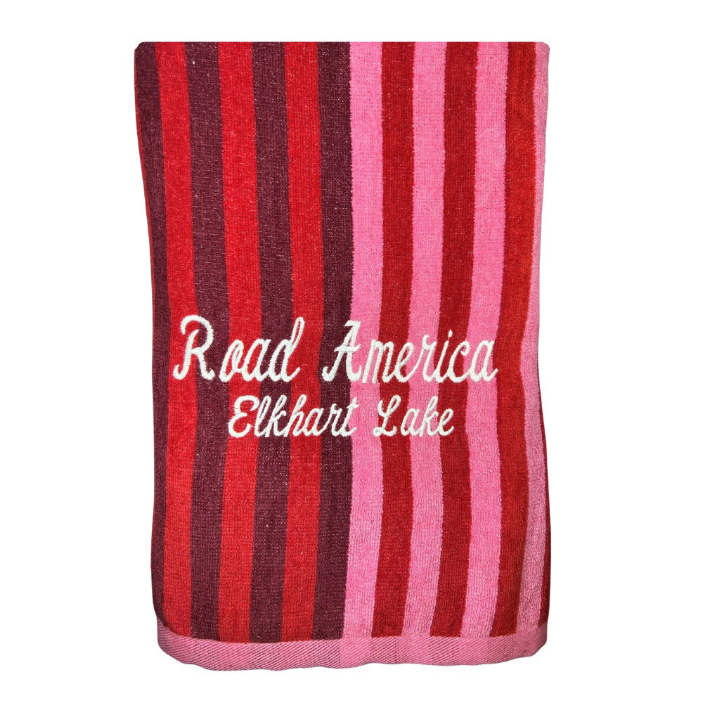 RA Velour Stripe Beach Blanket/Towel